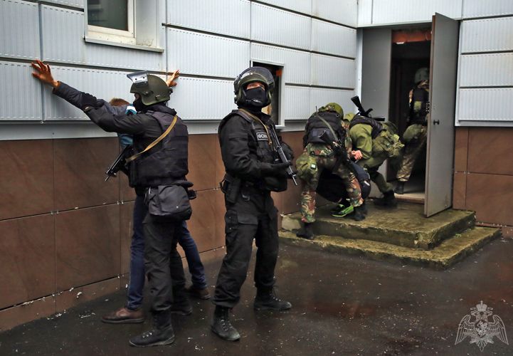 В Мордовии подразделения Росгвардии приняли участие в межведомственном антитеррористическом учении