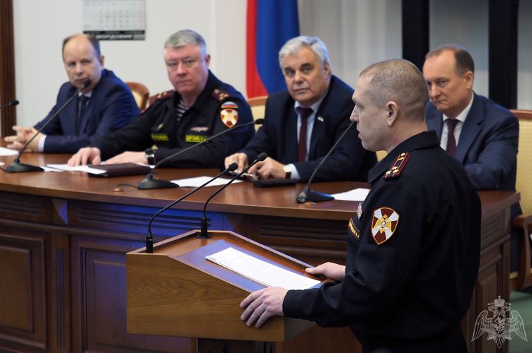 Личному составу Управления Росгвардии по Республике Мордовия представили нового руководителя