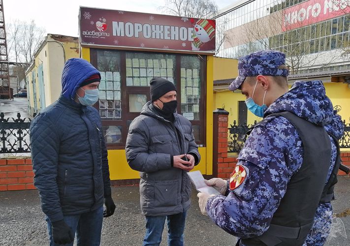В Мордовии за прошедшую неделю сотрудниками Росгвардии выявлен ряд граждан, пренебрегающих мерами безопасности