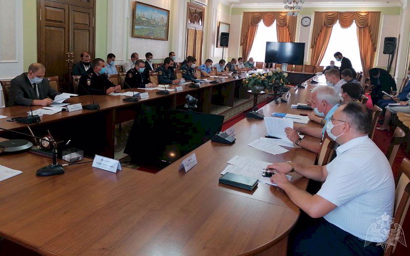 Представитель Росгвардии выступил на заседании антитеррористической комиссии Саранска