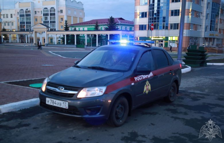 В Саранске сотрудники Росгвардии задержали гражданина по подозрению в хищении алкогольной продукции