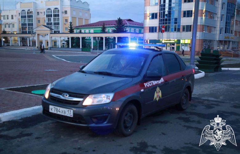 В Рузаевке росгвардейцы задержали пьяного водителя