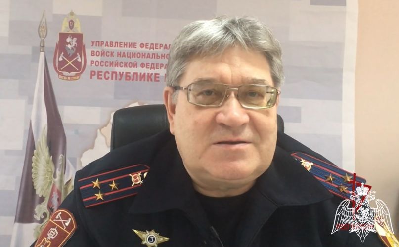 В Мордовии сотрудники Росгвардии записали видеопоздравление с Международным женским днём