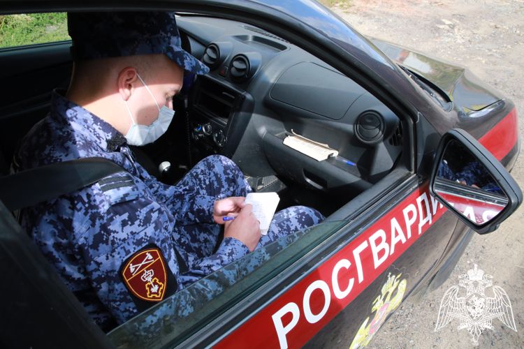 В Саранске сотрудники Росгвардии задержали гражданина  по подозрению  в хищении алкогольной продукции