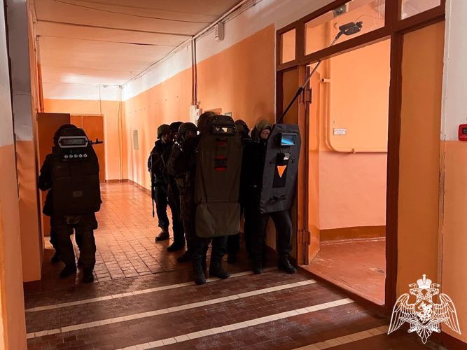 В Мордовии прошли антитеррористические учения с участием Росгвардии