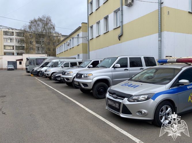 В Управлении Росгвардии по Республике Мордовия прошел технический осмотр служебного транспорта