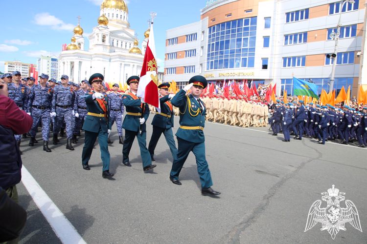 В Мордовии росгвардейцы приняли участие в торжественных мероприятиях  в честь 78 – летия Великой Победы