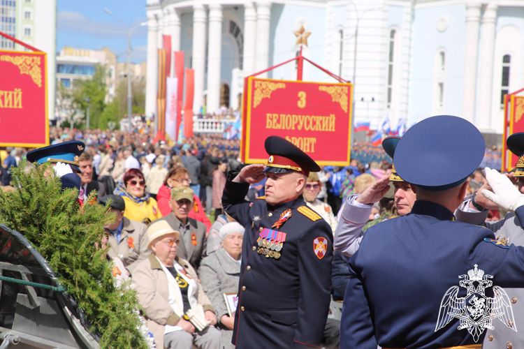 В Мордовии росгвардейцы приняли участие в торжественных мероприятиях  в честь 78 – летия Великой Победы