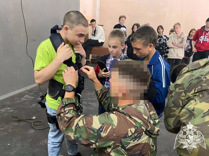 В Мордовии Рузаевские школьники побывали в гостях у спецподразделения
