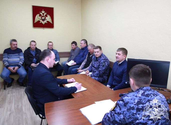В Управление Росгвардии по Республике Мордовия прошел круглый стол с руководителями частных охранных организаций 
