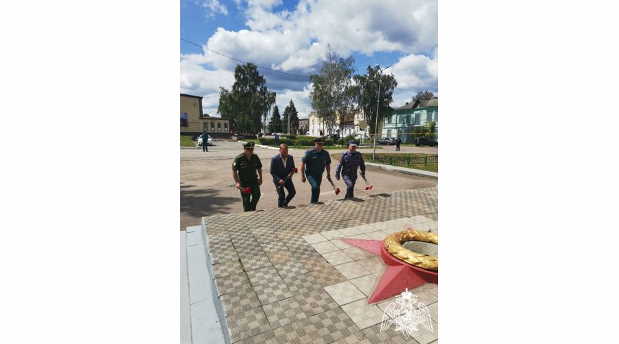 В Ардатовском районе росгвардеец принял участие в мемориальном мероприятии 