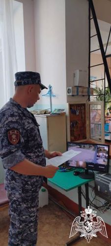 В Мордовии росгвардейцы проверили готовность объектов образования к новому учебному году