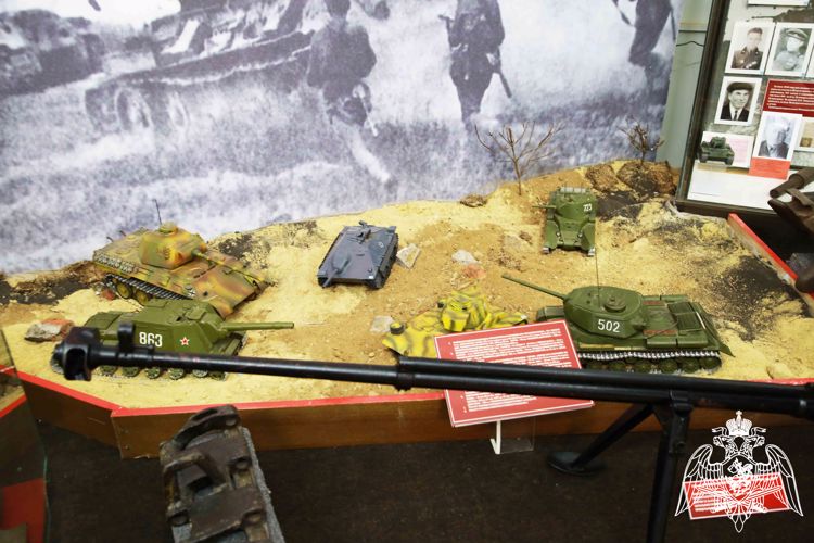 В Мордовии сотрудники Росгвардии посетили Музей боевой славы 