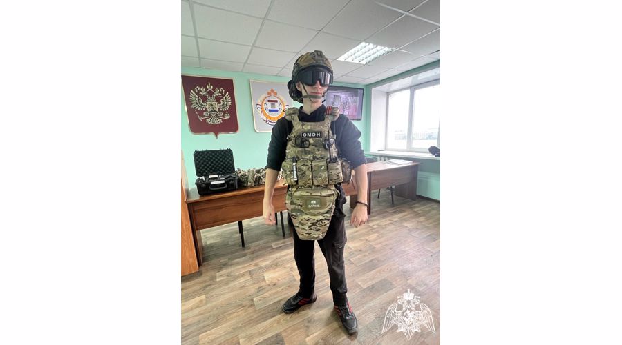 В Мордовии школьники побывали в гостях у спецназа Росгвардии