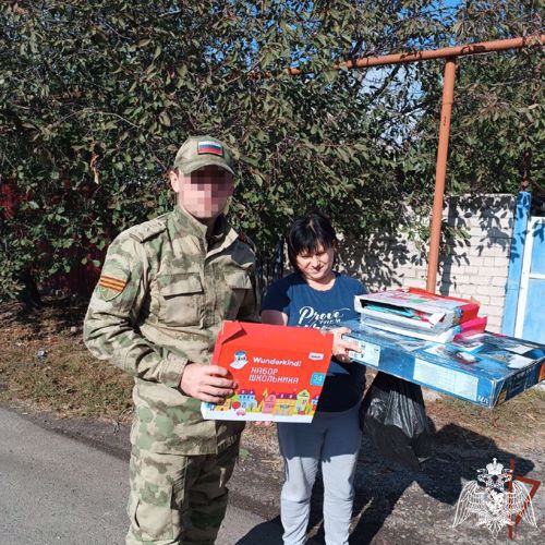 Росгвардейцы провели благотворительную акцию для сельских жителей в ДНР
