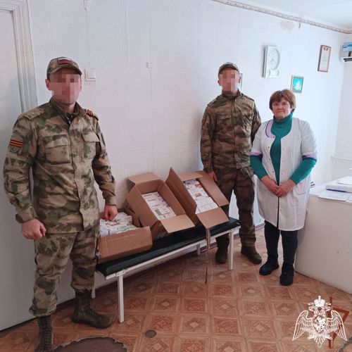 Росгвардейцы провели благотворительную акцию для сельских жителей в ДНР
