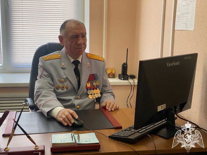 Росгвардейцы из Мордовии и Пензы организовали телемост для ветеранов службы