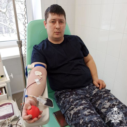 Росгвардейцы пополнили банк крови медучреждений Мордовии