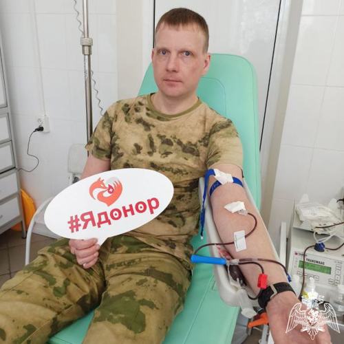 Росгвардейцы пополнили банк крови медучреждений Мордовии
