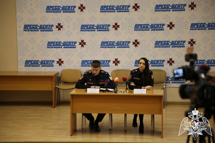 В Саранске представители Росгвардии провели брифинг для республиканских СМИ