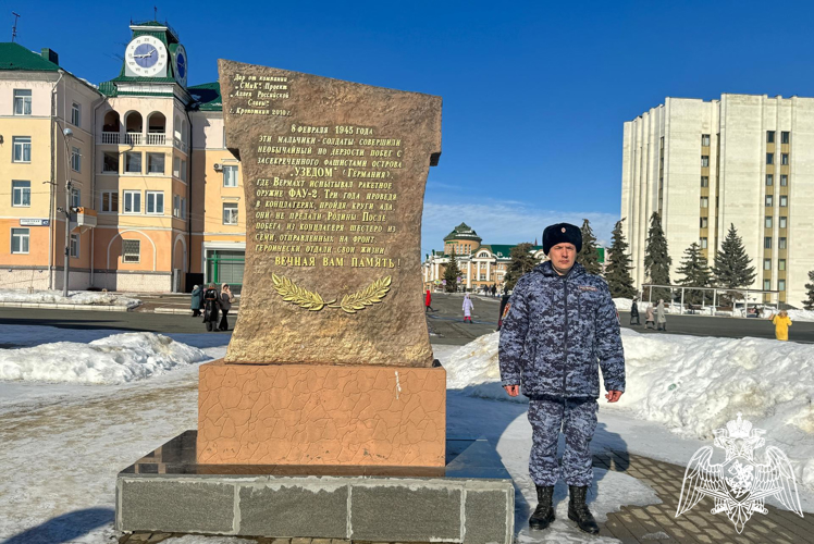 Росгвардейцы продолжают рассказывать о памятных местах Мордовии в рамках Всероссийской акции «Росгвардия гид»