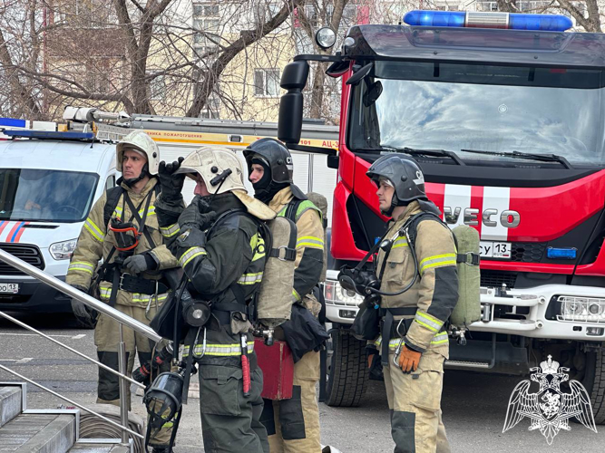 В Мордовии прошли совместные учения Росгвардии и МЧС