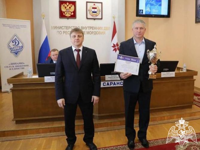 Представители территориального управления Росгвардии отмечены спортивным обществом «Динамо» в Мордовии