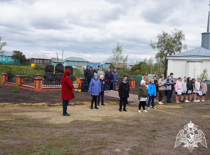 В Мордовии офицер Росгвардии принял участие в открытии мемориала в память о погибших в Великой Отечественной войне