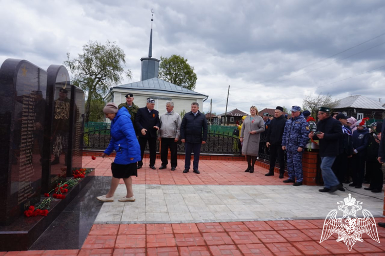 В Мордовии офицер Росгвардии принял участие в открытии мемориала в память о погибших в Великой Отечественной войне