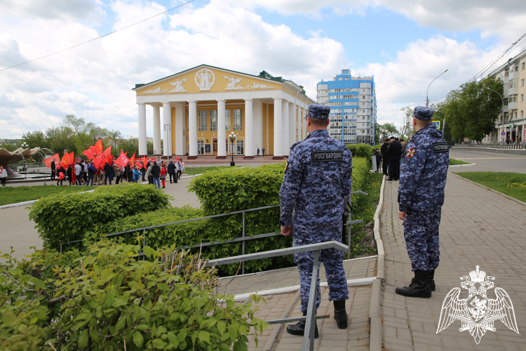В Мордовии при участии Росгвардии обеспечен правопорядок в День весны и труда