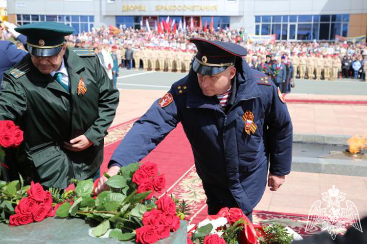 В Мордовии росгвардейцы приняли участие в торжественных мероприятиях  в честь 79 – летия Великой Победы