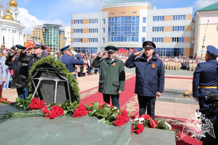 В Мордовии росгвардейцы приняли участие в торжественных мероприятиях  в честь 79 – летия Великой Победы