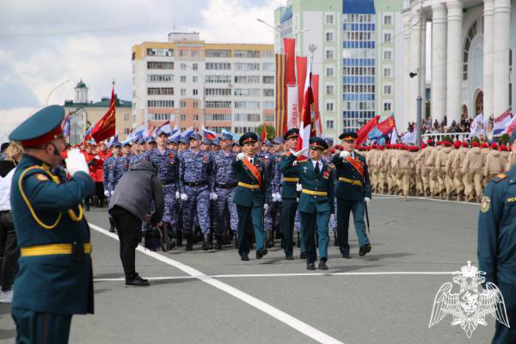 В Мордовии росгвардейцы приняли участие в торжественных мероприятиях  в честь 79 – летия Великой Победы