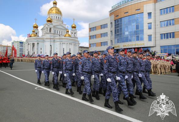В Мордовии росгвардейцы приняли участие в торжественных мероприятиях  в честь 79 – летия Великой Победы