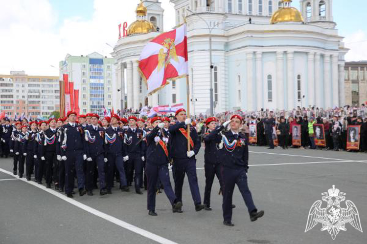 В Мордовии росгвардейцы приняли участие в торжественных мероприятиях  в честь 79 – летия Великой Победы