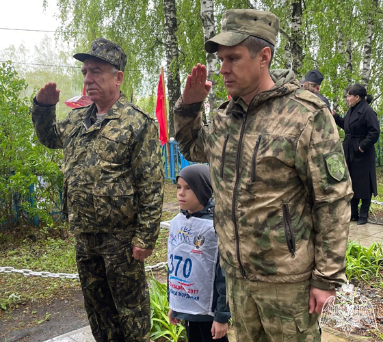 В Мордовии офицеры Росгвардии принял участие в открытии  легкоатлетической эстафеты