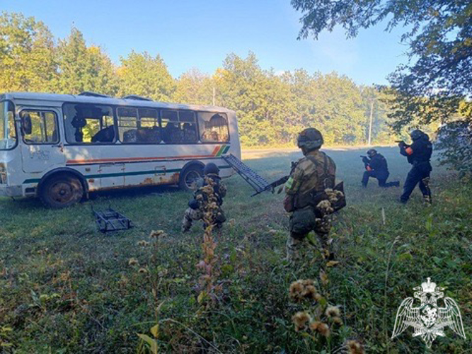 Личный состав Росгвардии принял участие в учениях  оперативного штаба Мордовии 