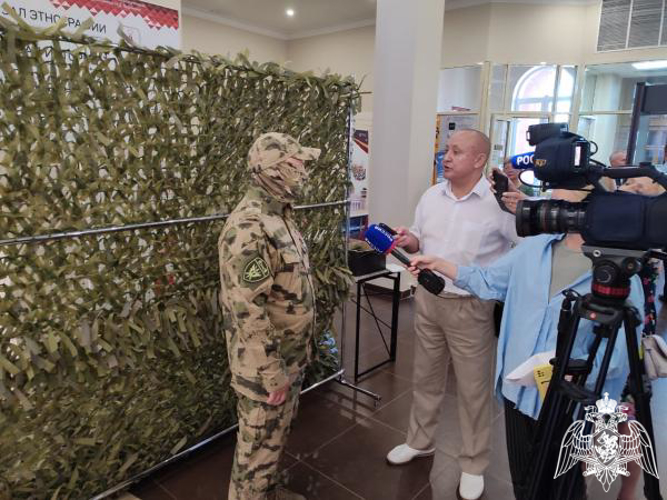 В Мордовии росгвардеец принял участие в мероприятии, посвященном Дню солидарности в борьбе с терроризмом