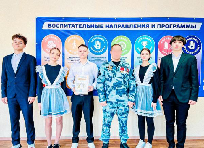 В Мордовии «Разговор о важном»  росгвардеец  посвятил Дню защитников Отечества