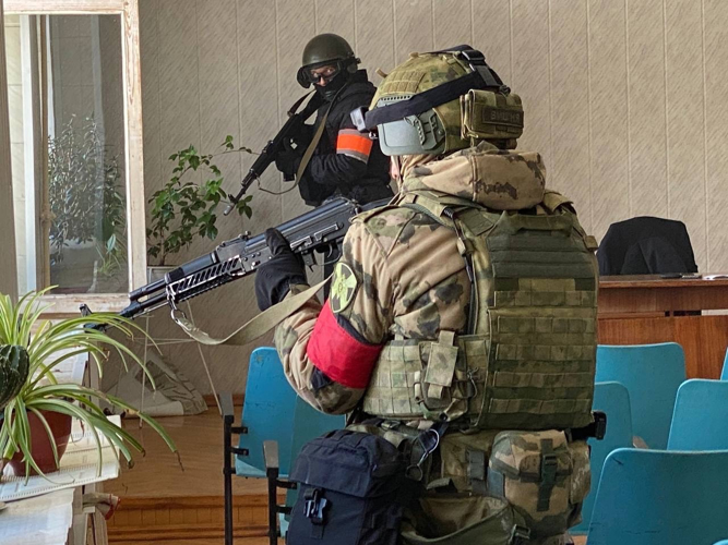 В Мордовии при участии Росгвардии прошли командно-штабные учения