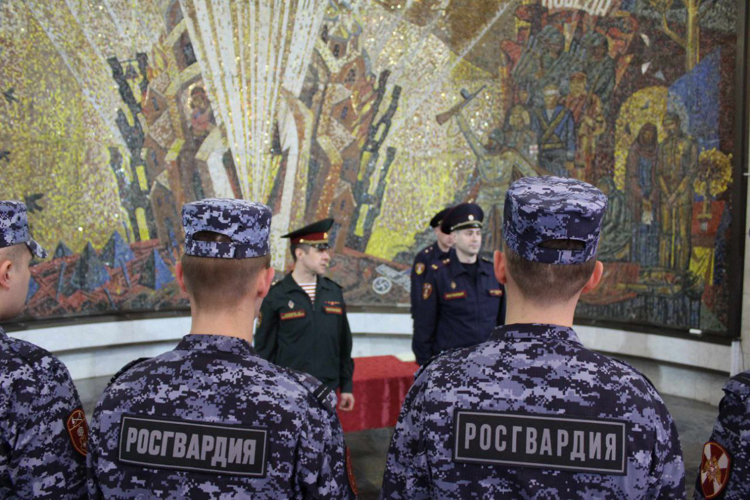 Торжественное принятие присяги сотрудниками вневедомственной охраны Росгвардии прошло в Республике Мордовия