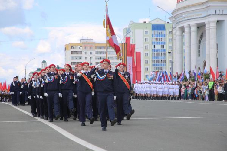 В Саранске личный состав Росгвардии принял участие в торжественном Параде в честь 80 – летия Великой Победы