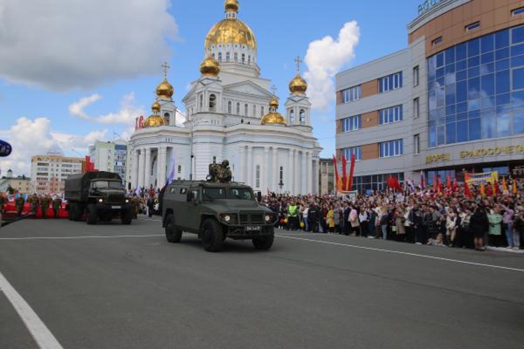 В Саранске личный состав Росгвардии принял участие в торжественном Параде в честь 80 – летия Великой Победы