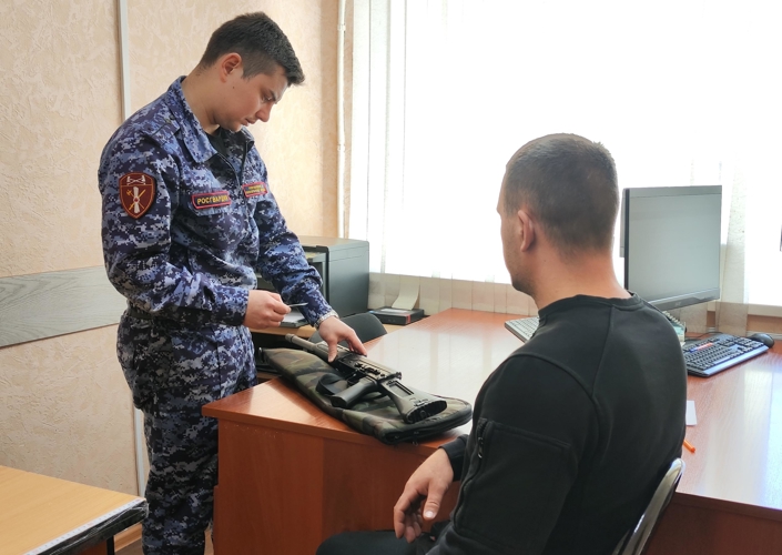 В Мордовии сотрудниками Росгвардии за прошедшую неделю изъяты более 20 единиц оружия