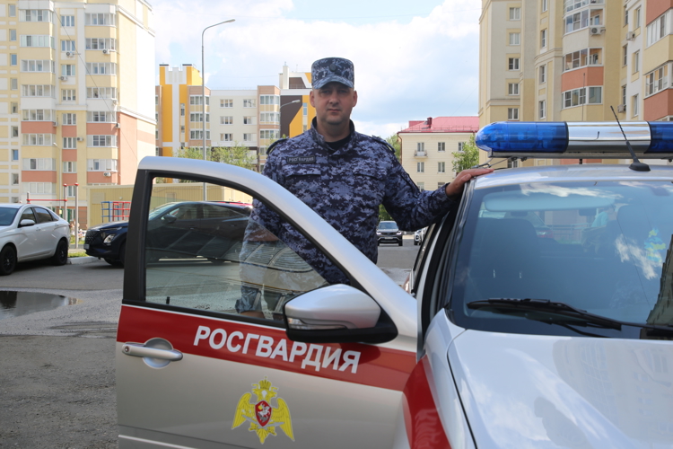 В Саранске росгвардейцы задержали нарушителя ПДД