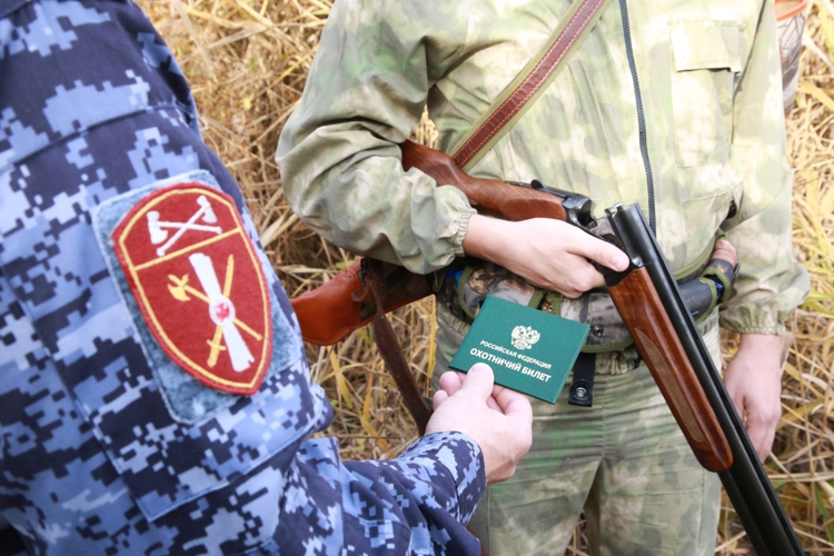 Сотрудники Росгвардии проводят рейдовые мероприятия по соблюдению правил охоты в Мордовии
