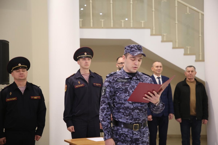 В Мордовии новобранцы Росгвардии торжественно приняли присягу