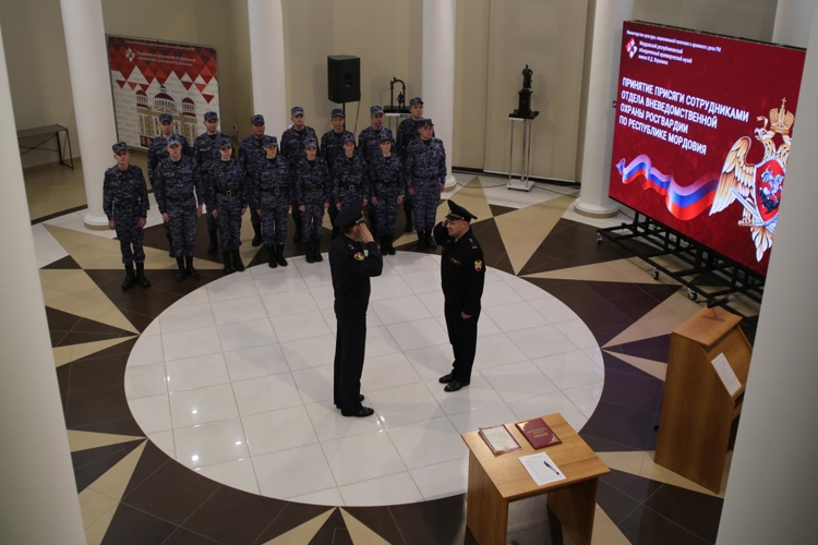 В Мордовии новобранцы Росгвардии торжественно приняли присягу