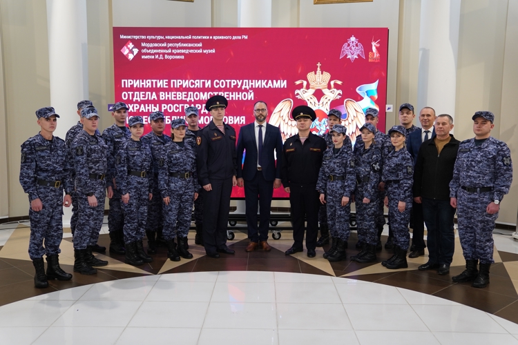 В Мордовии новобранцы Росгвардии торжественно приняли присягу