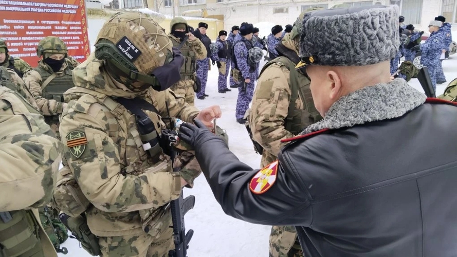 В канун Рождества Христова начальник Управления Росгвардии по Республике Мордовия проверил готовность личного состава к несению службы